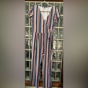 Striped Women's Jumpsuit